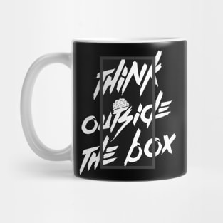 Think Outside The Box Tshirt Hoodie Case Mag Carnet Sticker Wall Art Mug